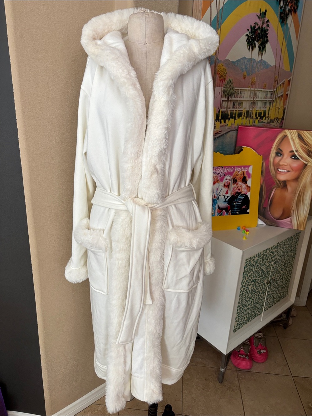 UGG Hooded Robe w/ Matching Belt